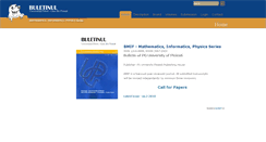 Desktop Screenshot of bulletin-mif.unde.ro